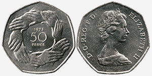 50 cents 1973 - European Economic Community