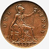 Penny 1933 - Most sought-after bronze coin for several decades