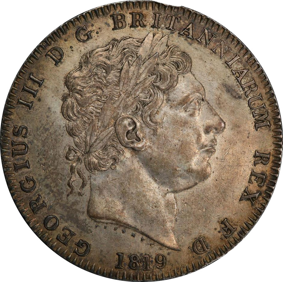 AU-50 - Crown 1818 to 1820 - George III