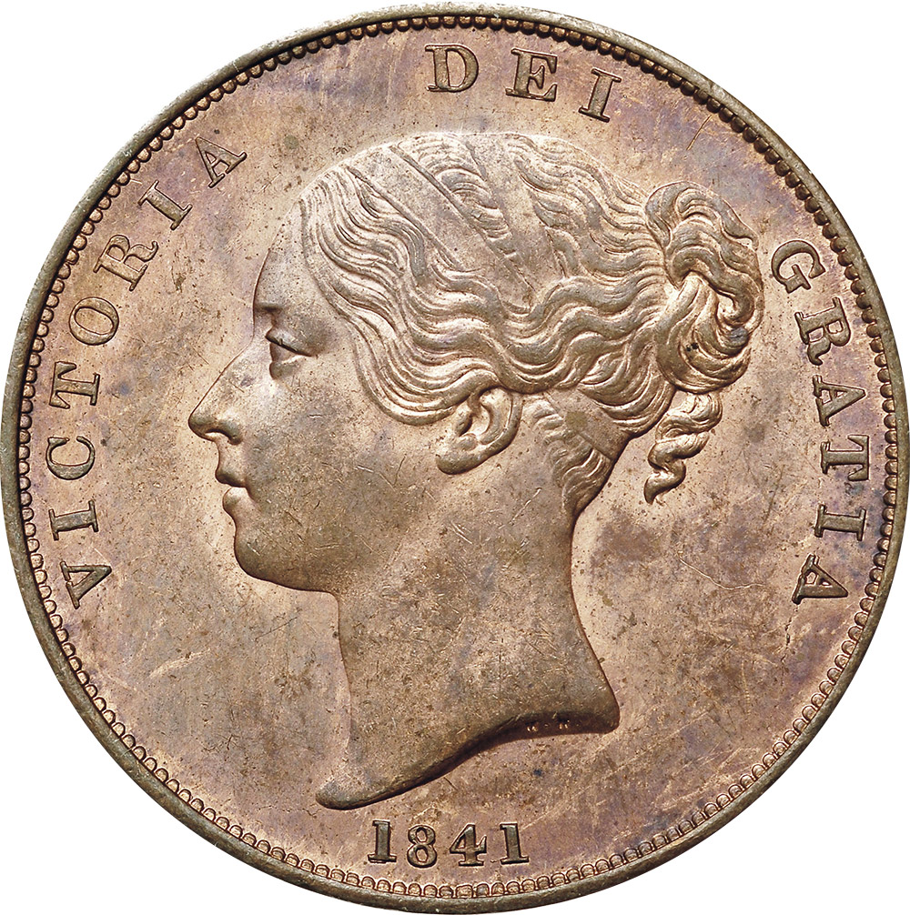 MS-60 - Farthing 1838 to 1859 - Victoria - Young Head
