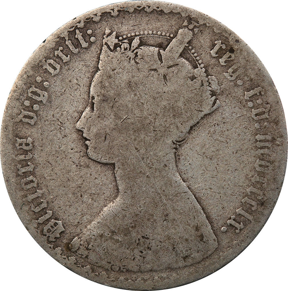 AG-3 - Florin 1849 to 1887 - Victoria - Gothic Head