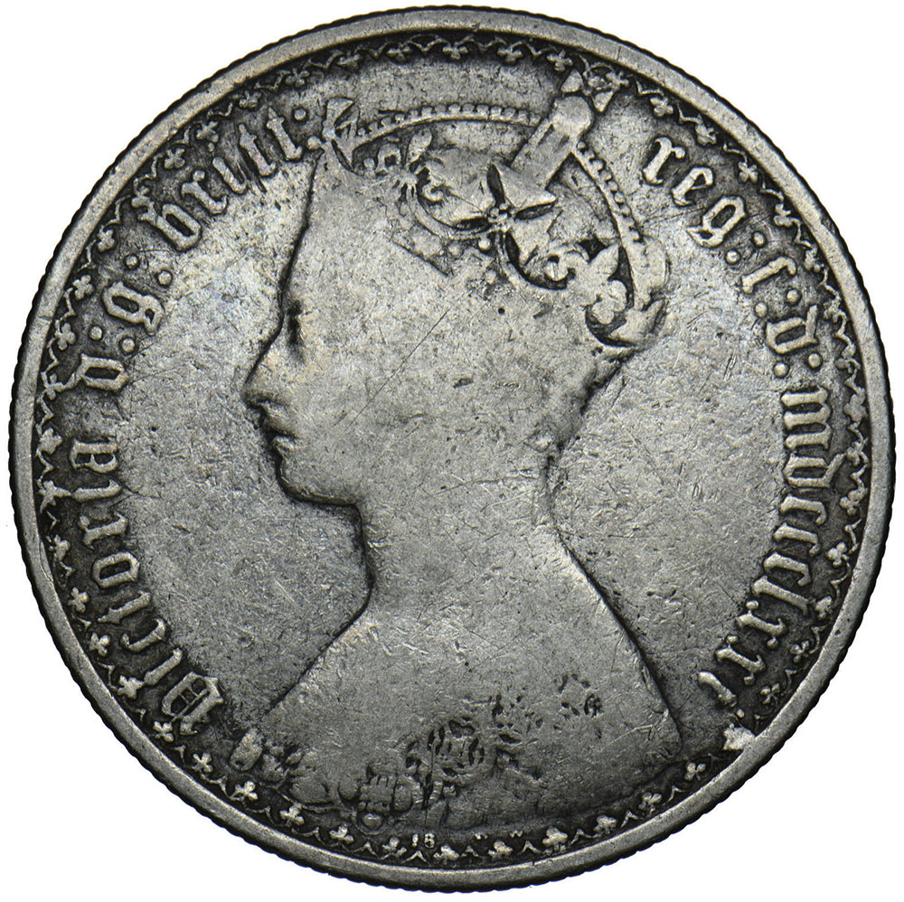 VG-8 - Florin 1849 to 1887 - Victoria - Gothic Head