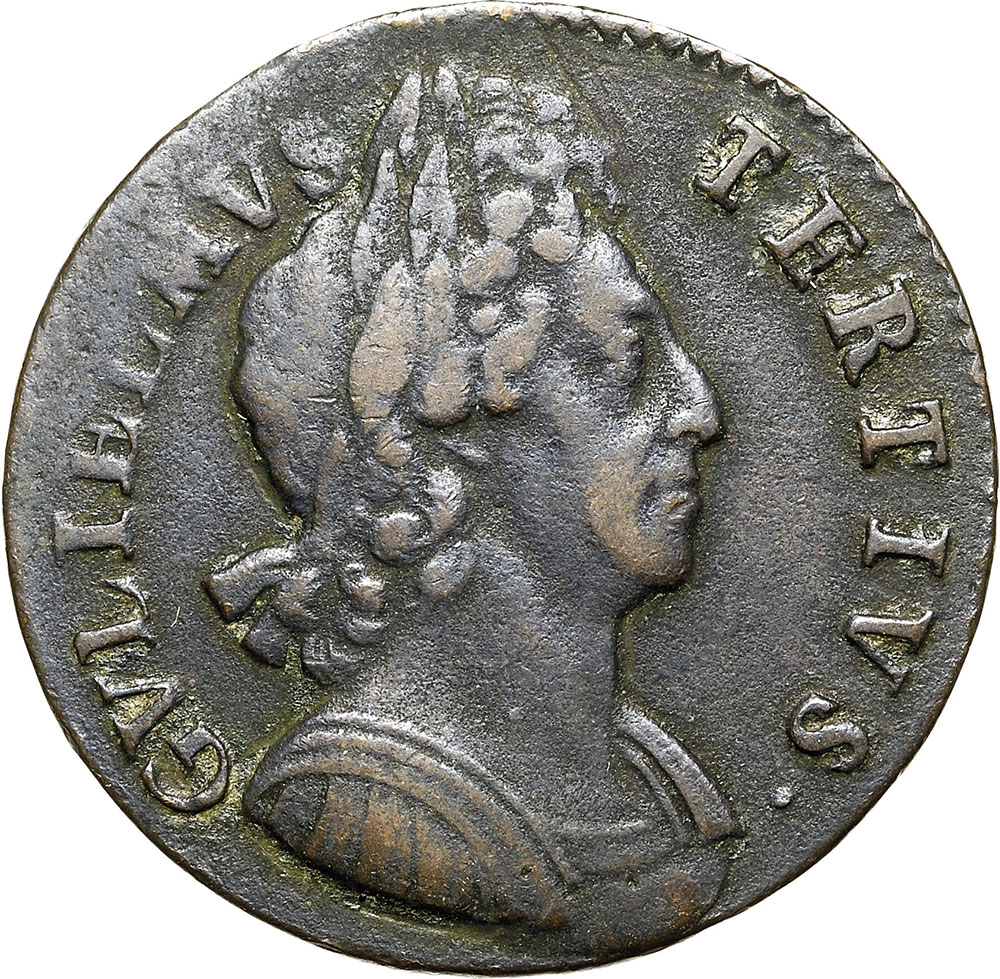 VF-20 - Half Penny 1695 to 1701 - William III