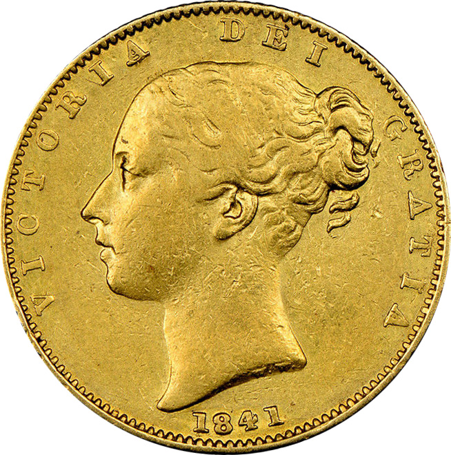 EF-40 - Sovereign 1838 to 1892 - Victoria
