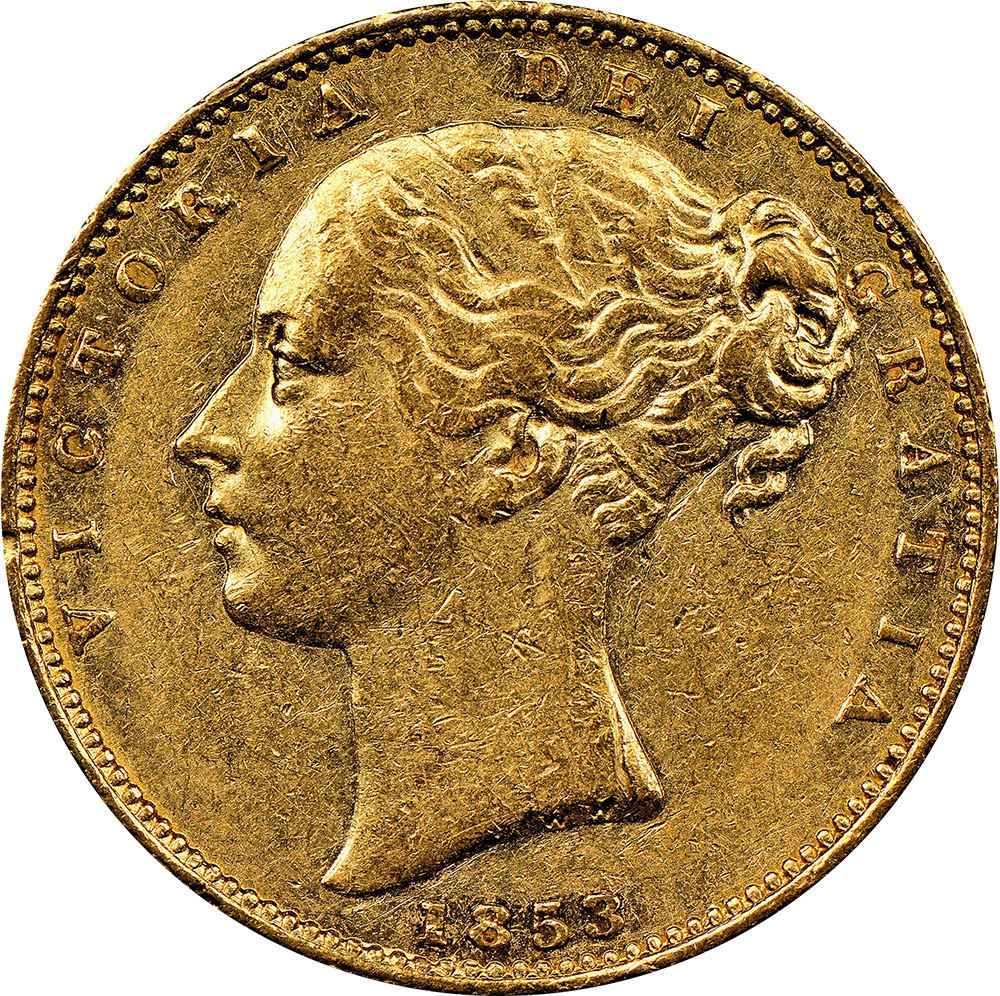 AU-50 - Sovereign 1838 to 1892 - Victoria