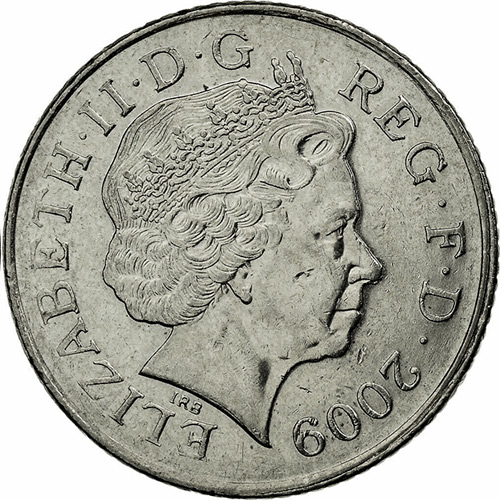 10 Pence 2009 - 4th Portrait - British Coins