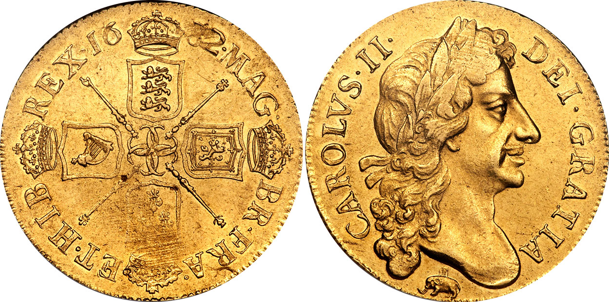 2 Guineas 1682 - United Kingdom coin