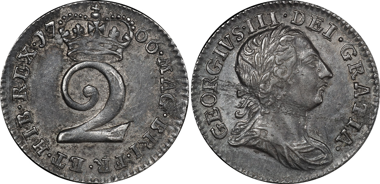 2 Pence 1786 - United Kingdom coin