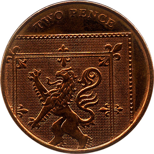 2 Pence 2008 - Royal Arms - British Coins