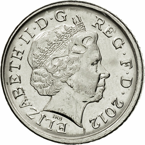 5 Pence 2012 - 4th Head - British Coins