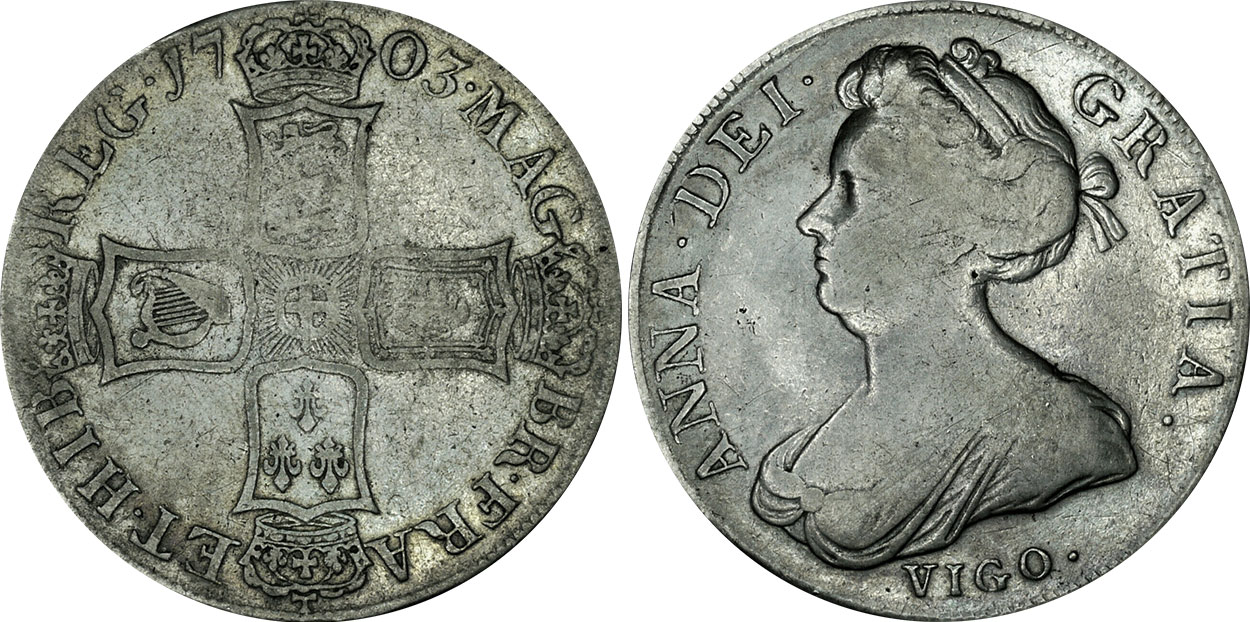 Crown 1703 - United Kingdom coin