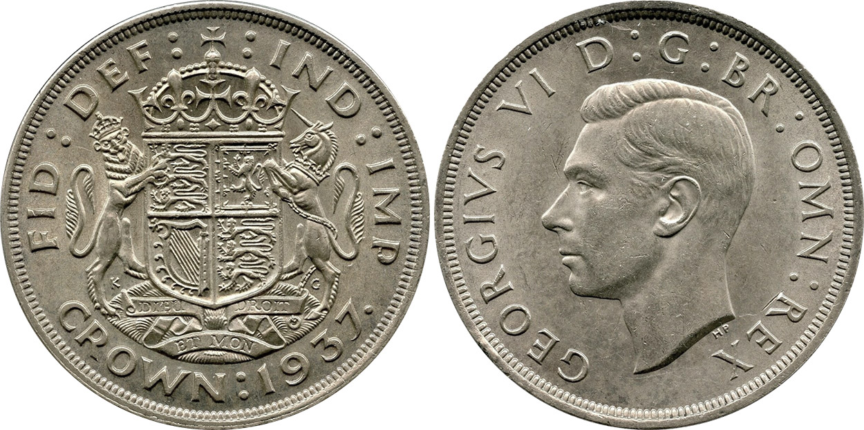 Crown 1937 - United Kingdom coin
