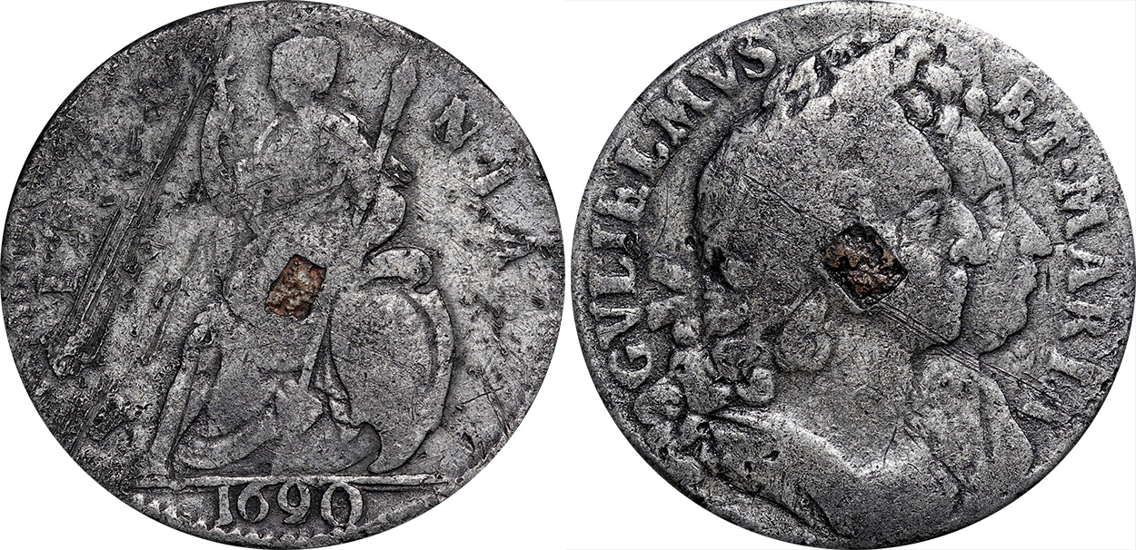 Farthing 1690 - United Kingdom coin