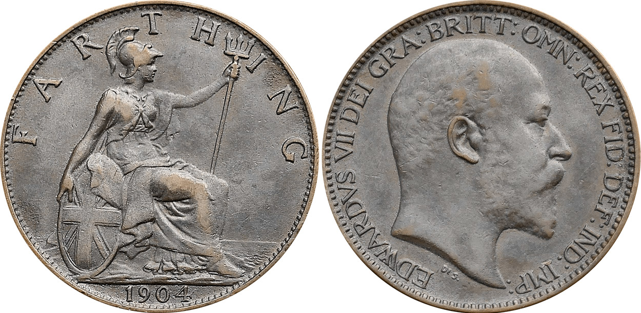 Farthing 1904 - United Kingdom coin