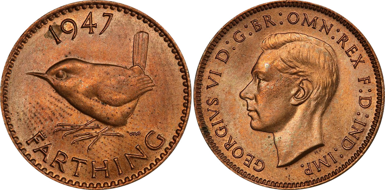 Farthing 1947 - United Kingdom coin