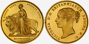 Una and the Lion - 5 pounds 1839