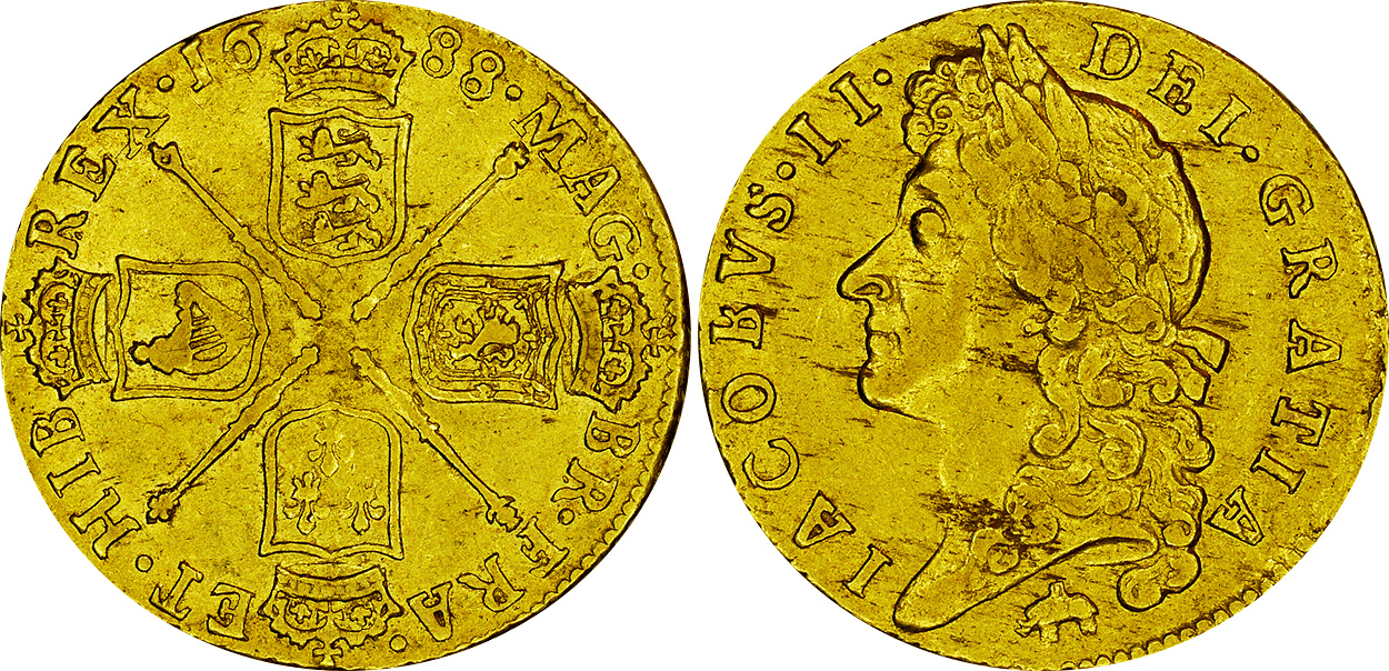 Guinea 1687 - United Kingdom coin