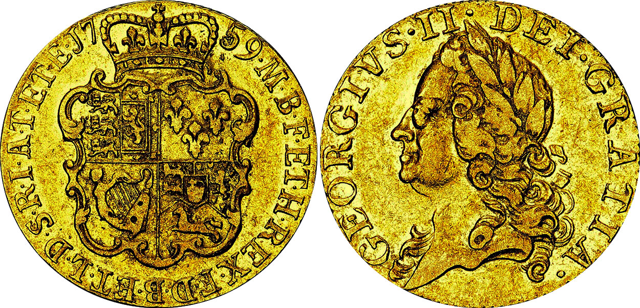Guinea 1753 - United Kingdom coin