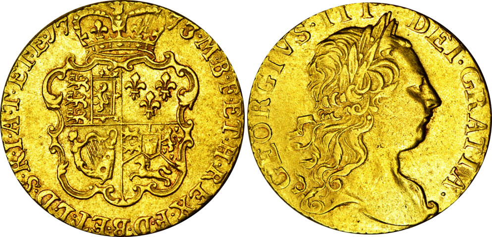 Guinea 1771 - United Kingdom coin