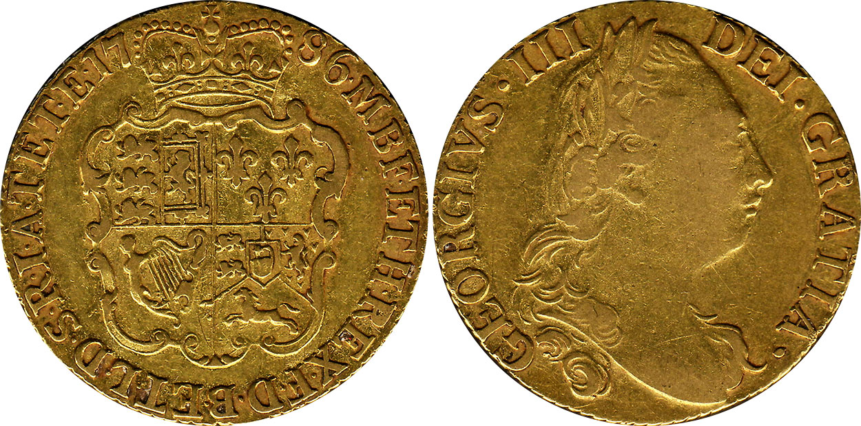 Guinea 1786 - United Kingdom coin