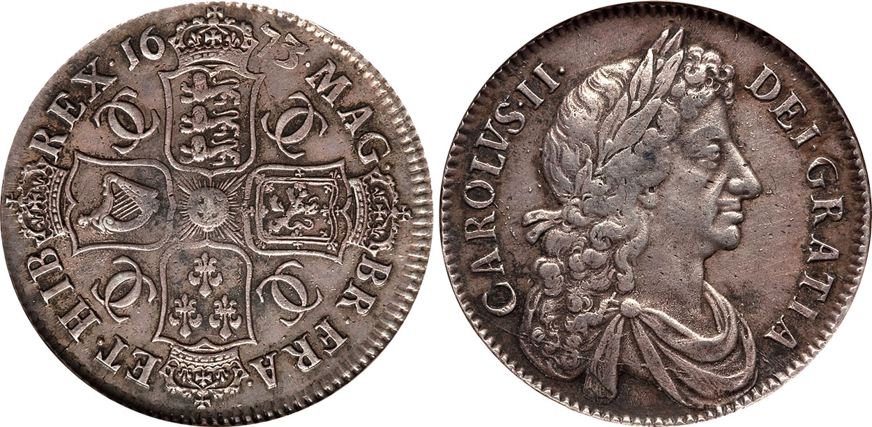 Half Crown 1678 - United Kingdom coin