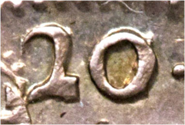 Half Crown 1720 - 20 over 17 - British  coin