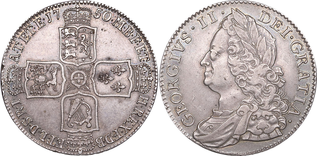 Half Crown 1751 - United Kingdom coin