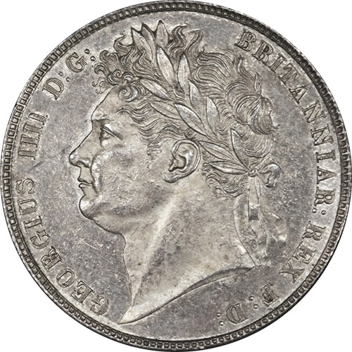 Half Crown 1920 - George IV - British Coins Price Guide and Values