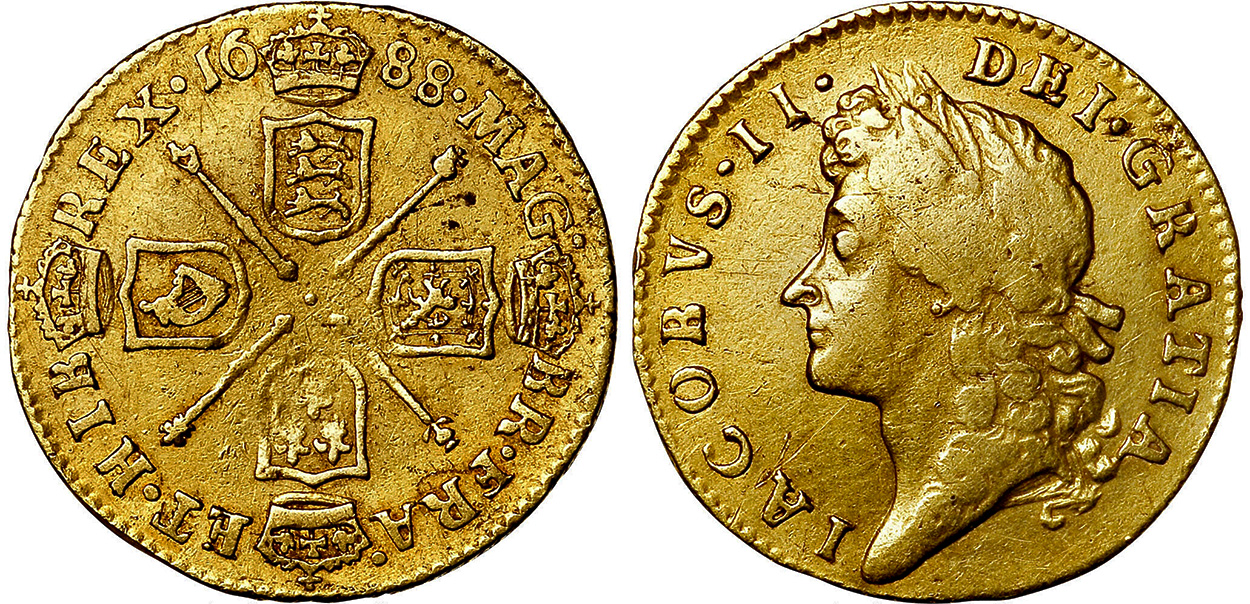 Half Guinea 1687 - United Kingdom coin