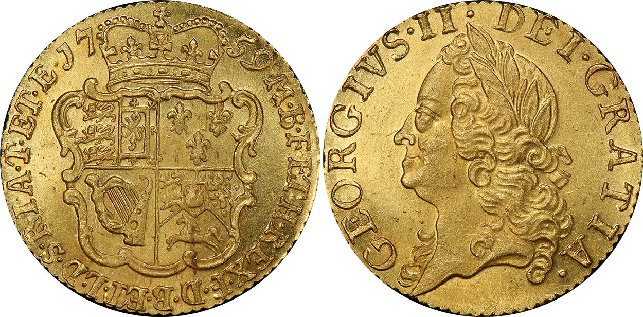 Half Guinea 1748 - United Kingdom coin