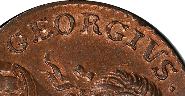 Georgivs - Half penny 1772 - George III