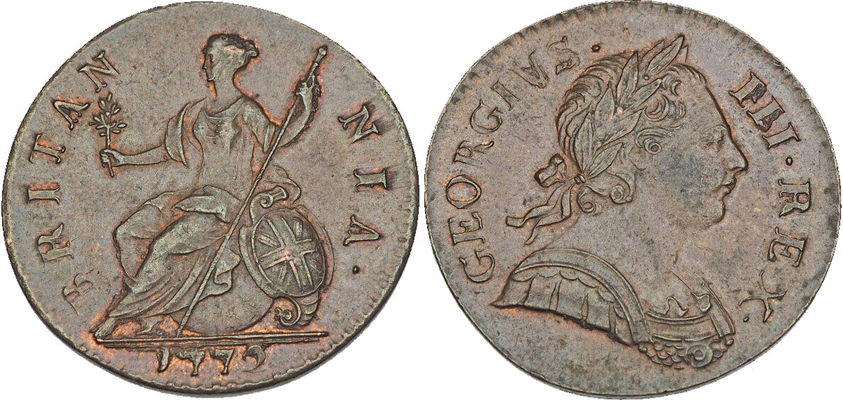 Half Penny 1772 - United Kingdom coin