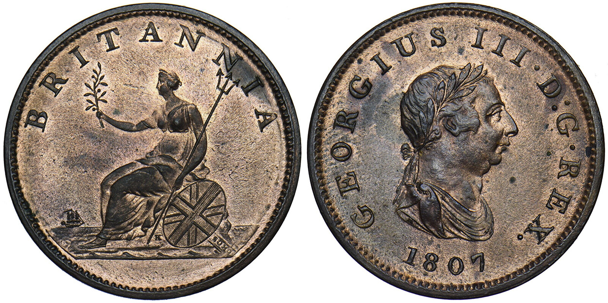 Half Penny 1807 - United Kingdom coin