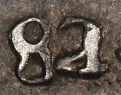 British Penny 1682 - 2 over 1