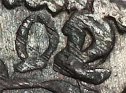 British Penny 1691 - 2 over 1