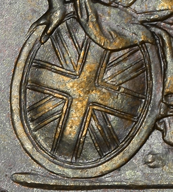 Penny 1826 - Thin line on saltire - British Coins - United Kingdom