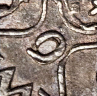 Shilling 1693 - 9 over 0 - British coin