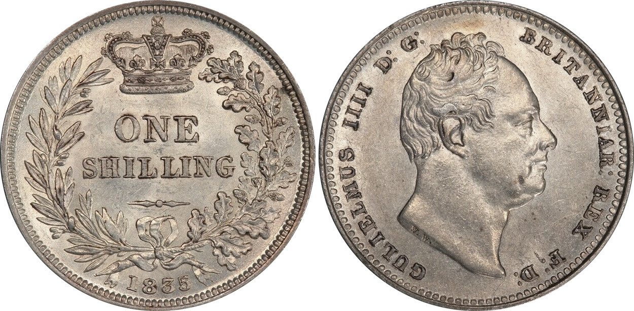 Shilling 1835 - United Kingdom coin