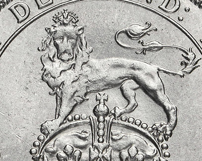 1927 - Lion passant on crown - British Coins - United Kingdom