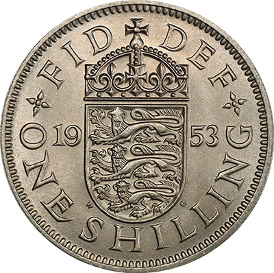 Shilling - English Reverse - British Coins - United Kingdom