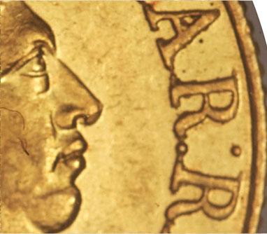 Sovereign 1818 - Descending Colon - British Gold coin