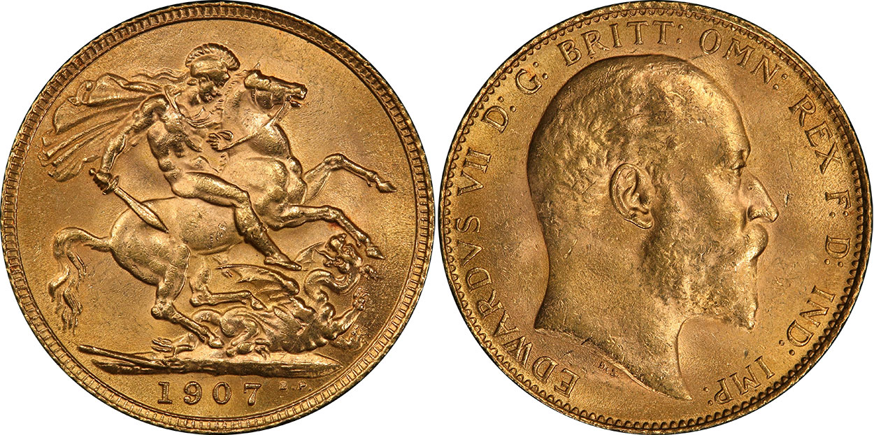 Sovereign 1907 - United Kingdom coin