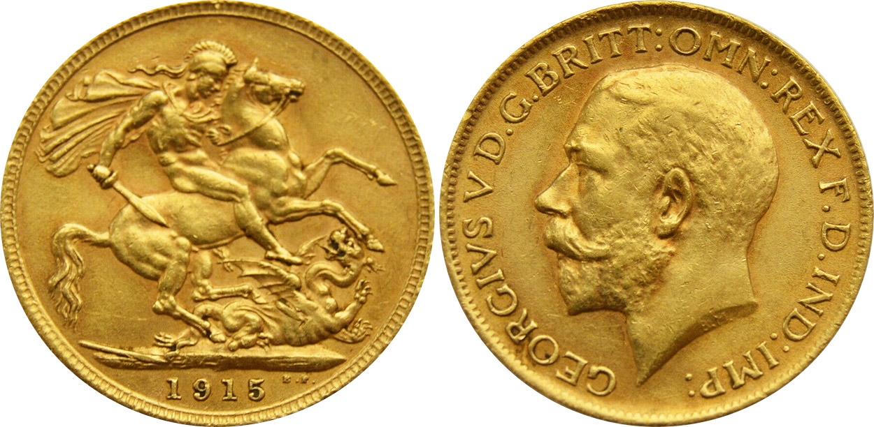 Sovereign 1925 - United Kingdom coin
