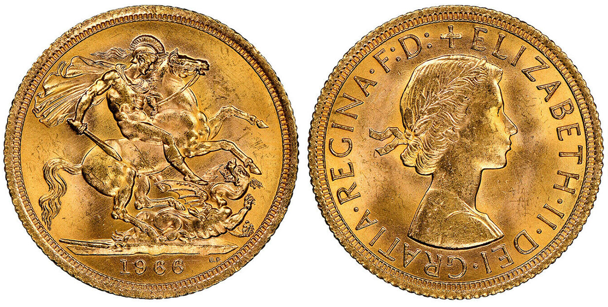 Sovereign 1966 - United Kingdom coin