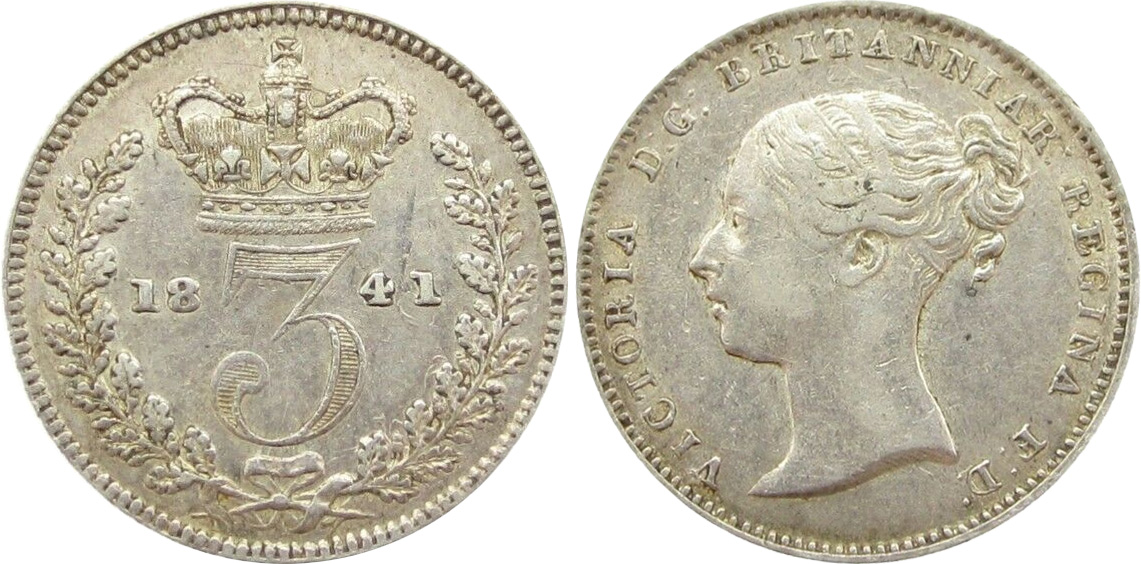 Threepence 1848 - United Kingdom coin
