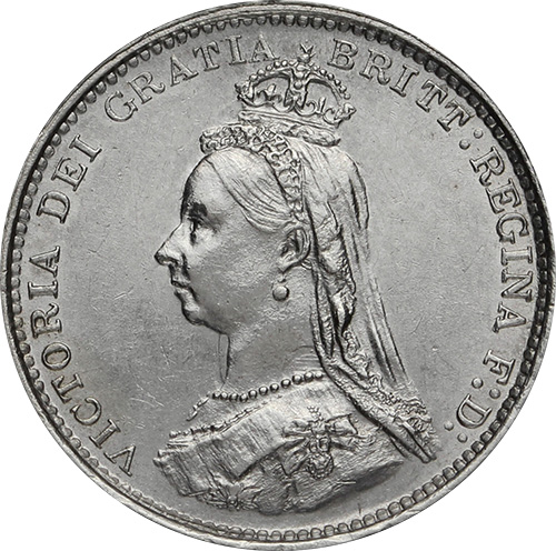 Threepence 1887 - Jubilee head - Great Britain coins - United Kingdom